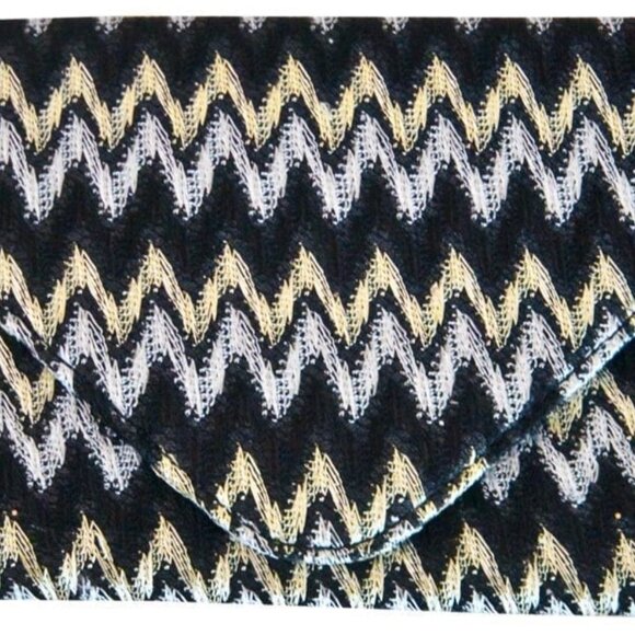 DESIGNER INSPIRED DESIGN, CLUTCH OR SHOULDER BAG. COMES WITH 46″INCH SILVER CHAI - Picture 12 of 16